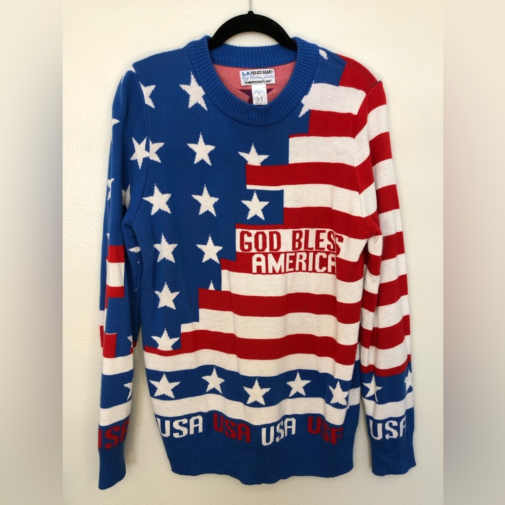 American Flag sweater